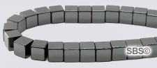 Hematite Beads 4x4 Cube (non-magnetic)