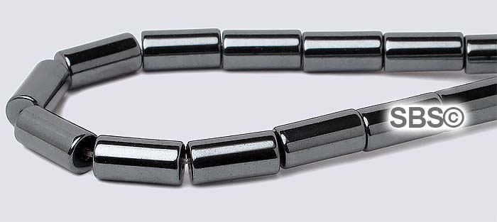 Hematite Beads 8x8 Double Cone (non-magnetic)