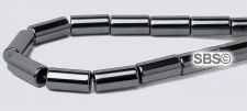 Hematite Beads 4.5 x 8mm Tube (non-magnetic)