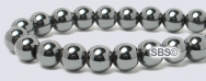 Hematite Beads 6mm Round (non-magnetic)