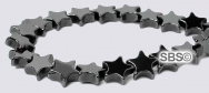 Hematite Beads 6mm Star (non-magnetic)