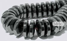 Hematite Beads 8mm Rondel (non-magnetic)