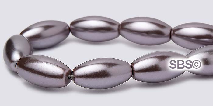 Pearl Magnetic Hematite Beads - HIGH Power Rice