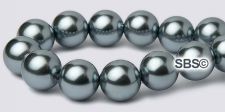 High Power Pearl Magnetic Hematite Beads 8mm - Indian Sapphire