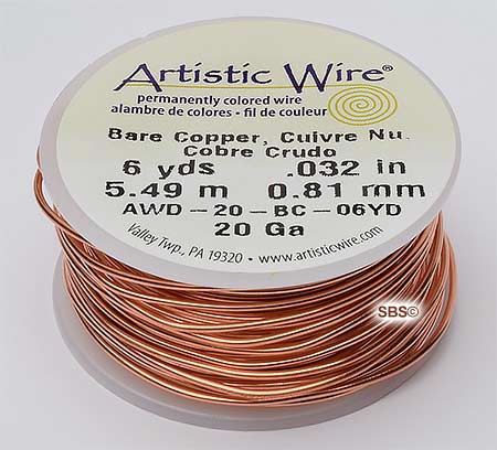 20 Gauge Antique Copper Wire, 10 Yards 