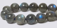 Labradorite Gemstone Beads - 8mm Round