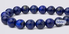 Lapis Lazuli Gemstone Beads - 6mm Round A Grade