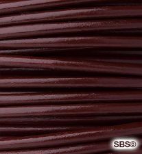 Leather Round Cord (2mm) "Burgundy"