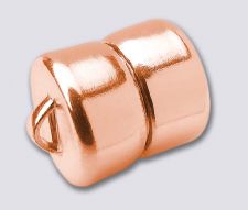 8mm MAG-LOK Magnetic Jewelry Clasp - RAW COPPER - 1 set