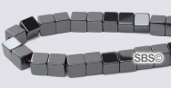 Magnetic Beads Hematite 4x4 Cube AAA Grade