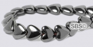 Magnetic Beads Hematite 6mm Heart AAA Grade