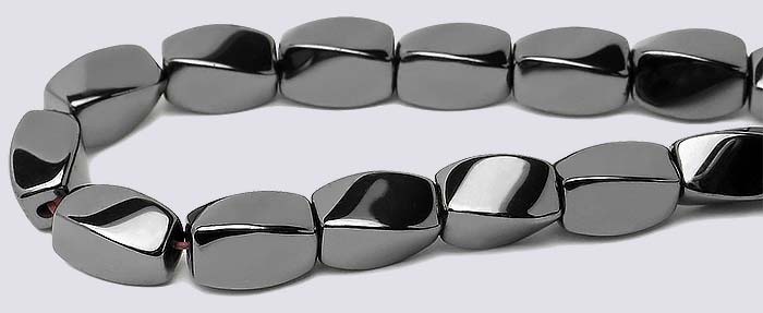 Magnetic Hematite Beads: High Power Twist (4x7mm)