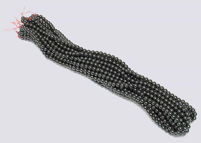 Magnetic Beads Hematite 8mm Round AAA Grade
