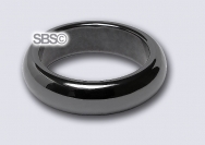 Magnetic Hematite 6mm Ring (size #12.5)