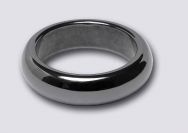 Magnetic Hematite 6mm Ring (size #10)