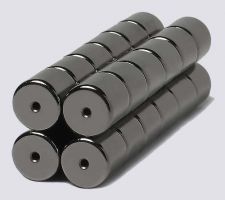 8mm Barrel Magnetic Clasp Set Of 10 Black Plastic Coated MC22 –  magneticjewelrysupply