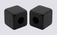 6mm x 6mm Magnetic CUBE Clasp Black (1)