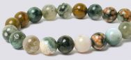 Ocean Jasper Gemstone Beads - 6mm Round