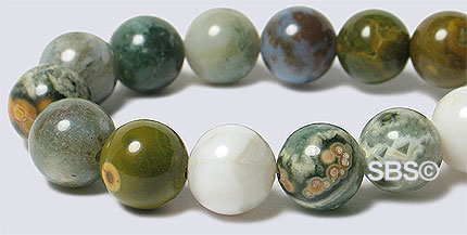 Ocean Jasper Gemstone Beads