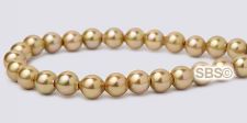 Pearl Magnetic Hematite Beads 4mm - Golden Luster