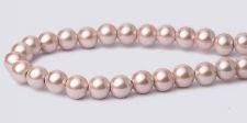 Pearl Magnetic Hematite Beads 4mm - Light Pink