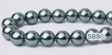 Pearl Magnetic Hematite Beads 6mm - Indian Sapphire