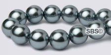 Pearl Magnetic Hematite Beads 8mm - Indian Sapphire