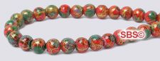 Picasso Magnetic Hematite Beads 4mm Red