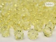 Preciosa Crystal 6mm Bicone Beads - Jonquil (18) count