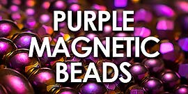 Purple Metallic Magnetic Beads