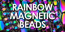 Magnetic Hematite Beads - Rainbow