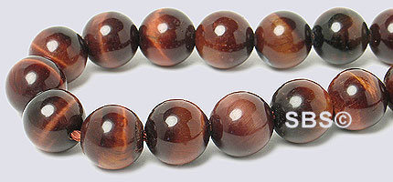 Red Tiger Eye Agate Gemstone Beads