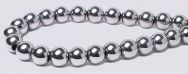 Silver Magnetic Beads - 5mm Round