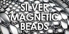 Silver Magnetic Beads