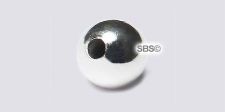 Silver Plate 4mm Round Beads (500)