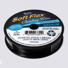 Softflex Beading Wire .019 (100 feet) BLACK