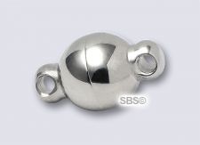 Stainless Steel Magnetic Ball Clasp 6mm - 1 set