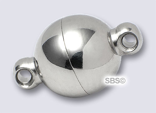 Stainless Steel - Magnetic Ball Clasps