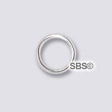 Sterling Silver 6mm Closed Rings (5)