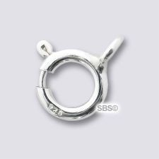 Sterling Silver 6mm Spring Ring Clasp
