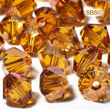 Swarovski 5328 6mm Bicone Beads - Crystal Copper (18)