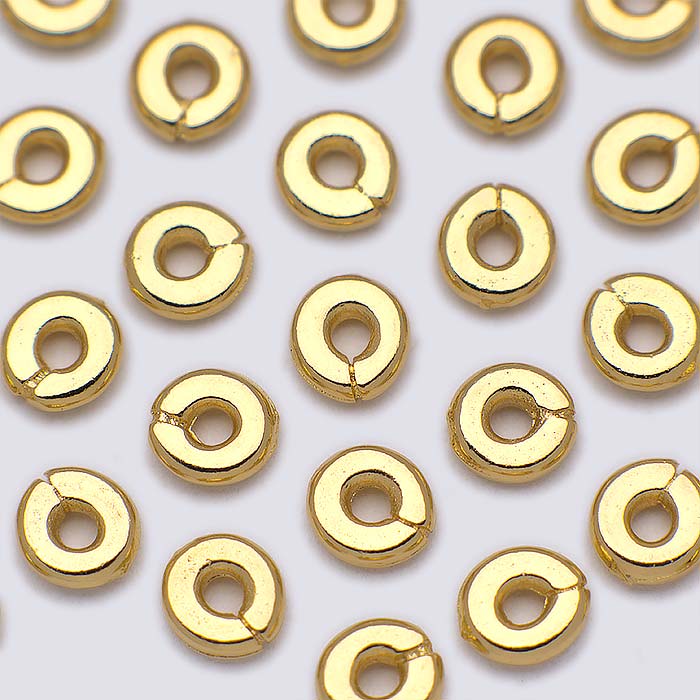 12mm Twist Large Hole Spacer by TierraCast, Antique Gold, Sold by Each