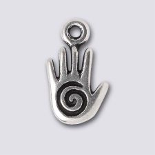TierraCast Small Spiral Hand "Silver Antique"