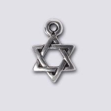 TierraCast Small Star of David  "Silver Antique"
