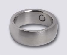 Titanium (3-Magnet) 7mm Ring (size #12)